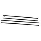 Set of 4 Window Weatherstrip Moulding Trim Seals for Honda Accord (2003–2007)