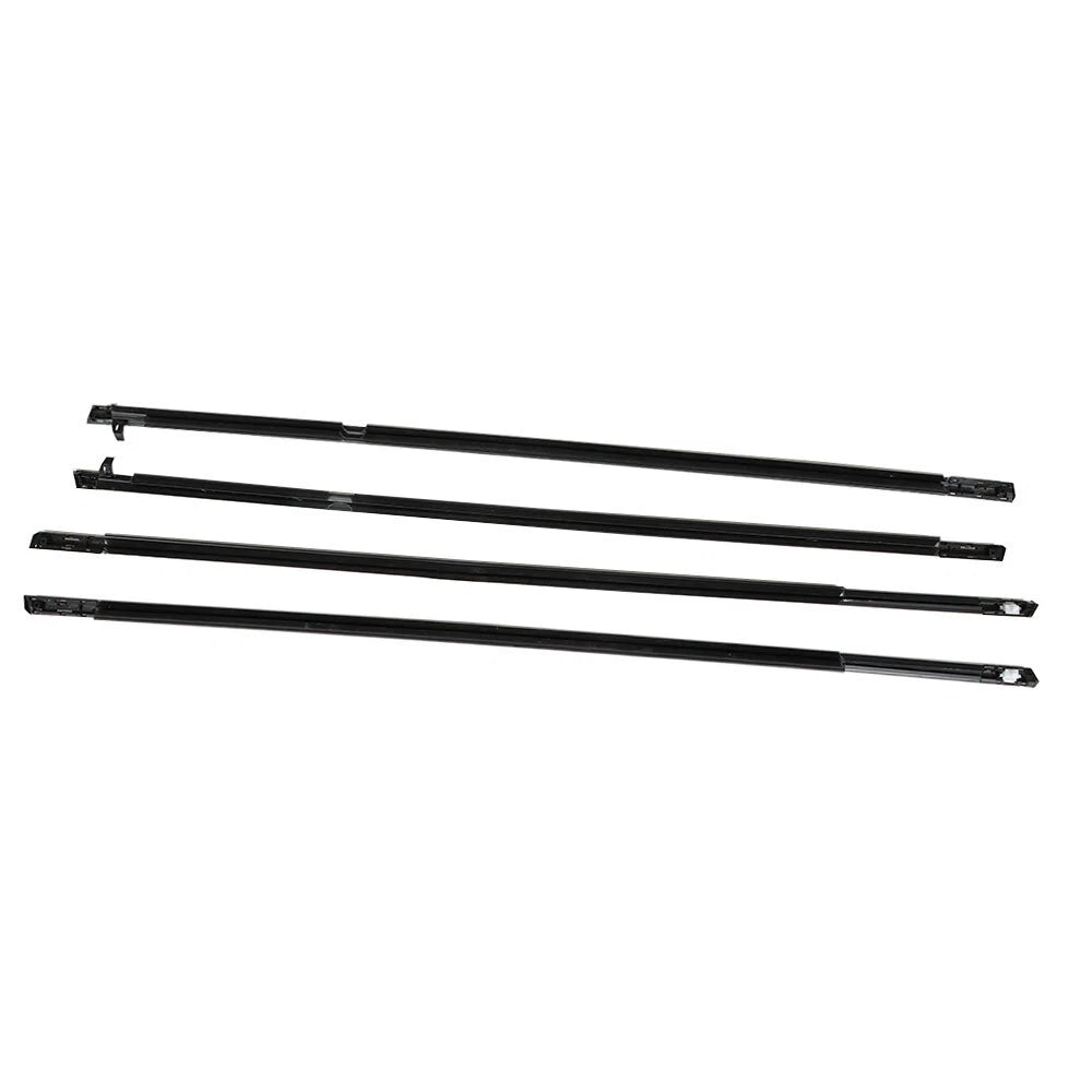 Set of 4 Window Weatherstrip Moulding Trim Seals for Honda Accord (2003–2007)