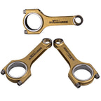 Set of 4 Titanized Steel 4340 EN24 Connecting Rods with ARP Bolts for BMW F20/F21 (2015–2023)