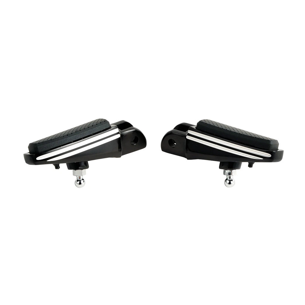 Foot Pegs for Harley Fat Bob FXFB FXFBS (2018–2023) Black