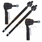 Set of 4 Tie Rod Ends for Jeep Patriot & Compass (2007–2017)