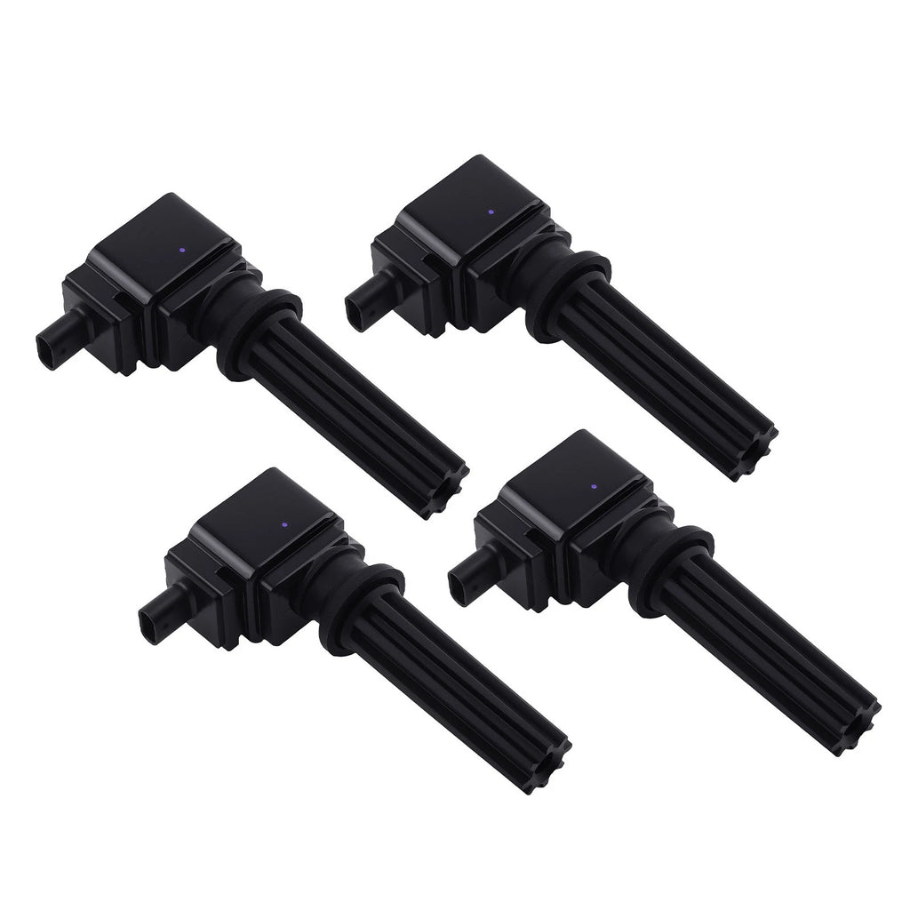 Set of 4 Ignition Coils for Ford Focus Fusion Mustang Lincoln MKC (2013–2019)
