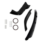 3PCS Rear Bumper Lip Diffuser for BMW G05 X5 M Sport (2019–2025) Gloss Black ABS