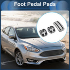 3X Manual Transmission Foot Accelerator Pedal Covers for Ford Focus (2012–2016)