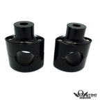 2" Tall Handlebar Risers for Harley Bobber Chopper (Paughco)