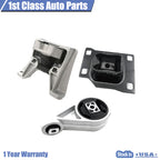 Set of 3 Engine and Transmission Mounts for Ford Transit Connect (2010–2013)