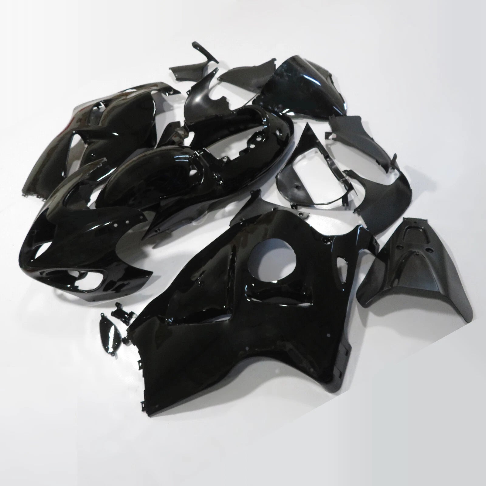 Glossy Black ABS Fairing Kit for Suzuki Hayabusa GSXR1300R (1999–2007)