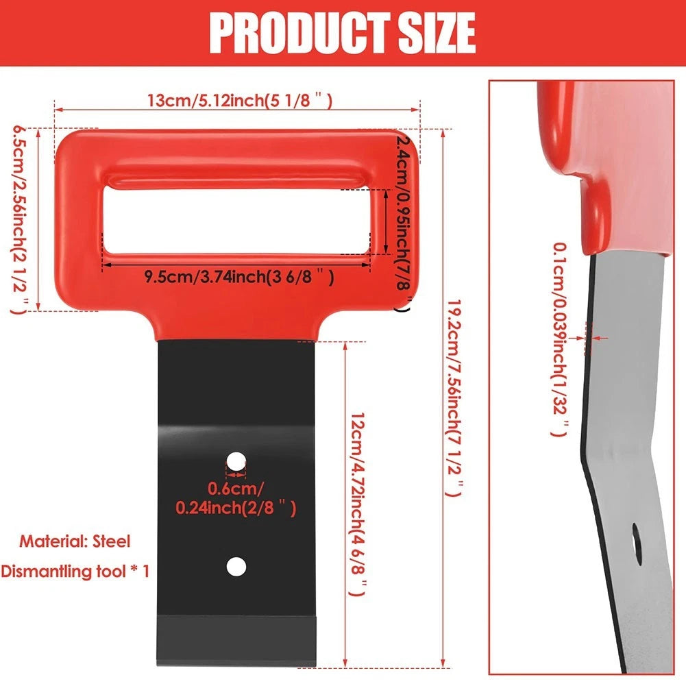 Window Belt Molding Removal Tool for Automotive Vehicles