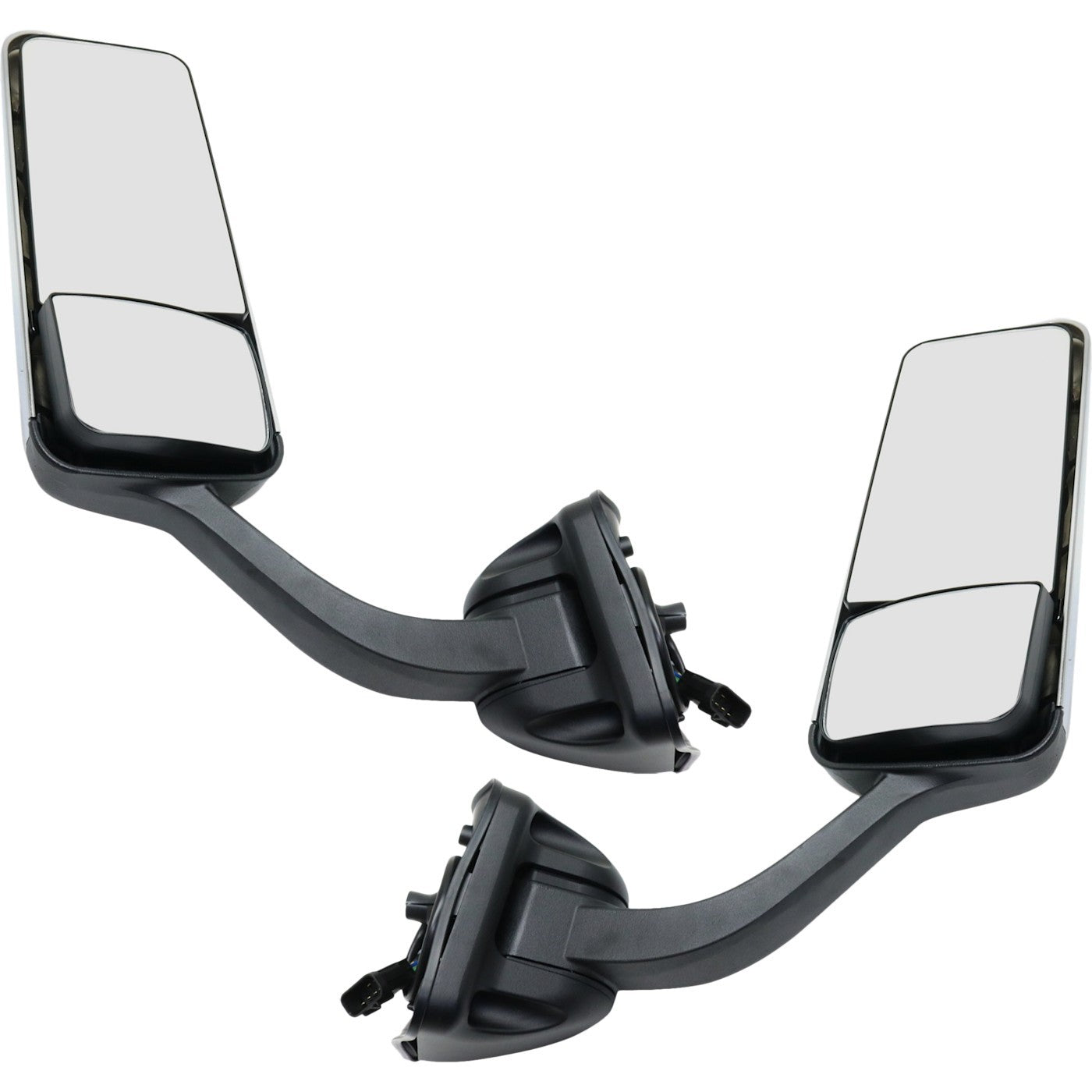 Set of 2 Power Heated Chrome Mirrors for Freightliner Cascadia (2008–2015)