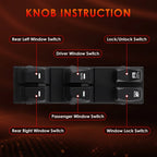 Master Power Window Control Switch Kit for Hyundai Tucson (2010-2015)