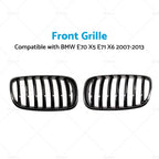 Front Bumper Kidney Grille for BMW X5 E70, X6 E71 (2007–2013)