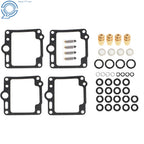 Set of 4 Carburetor Repair Kits for Yamaha XJ700/XJ750/FJ1100/FJ1200 (1985–1990)