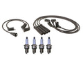 Denso 7mm Wire Set & 4 U-Groove Spark Plugs for Mazda Mitsubishi (2.6 L4)