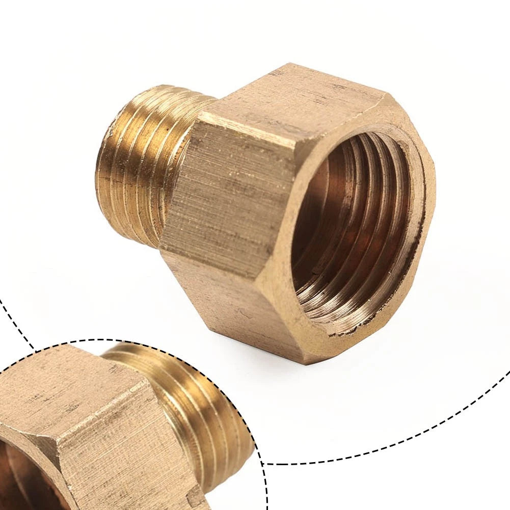 Brass G 3/8 Female to G 1/4 Male Pipe Reducer Adapter for Auto