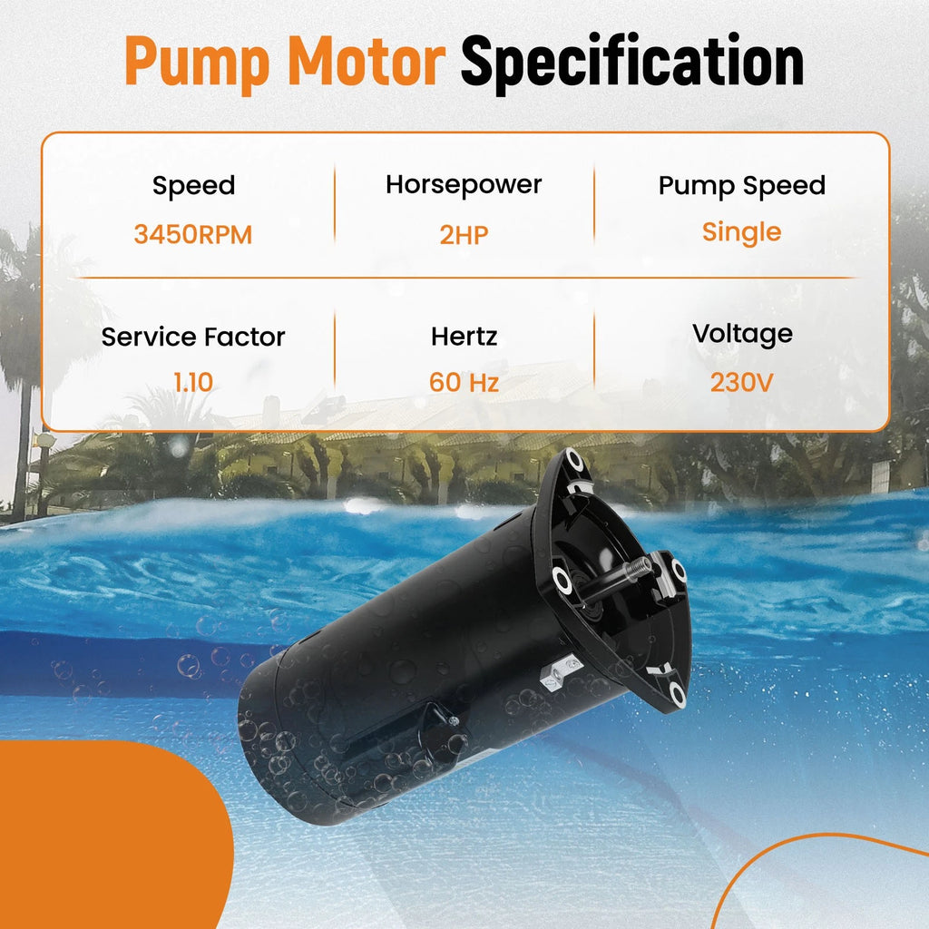 2HP Pool Pump Motor Kit for Standard Pool Pump (USQ1202)
