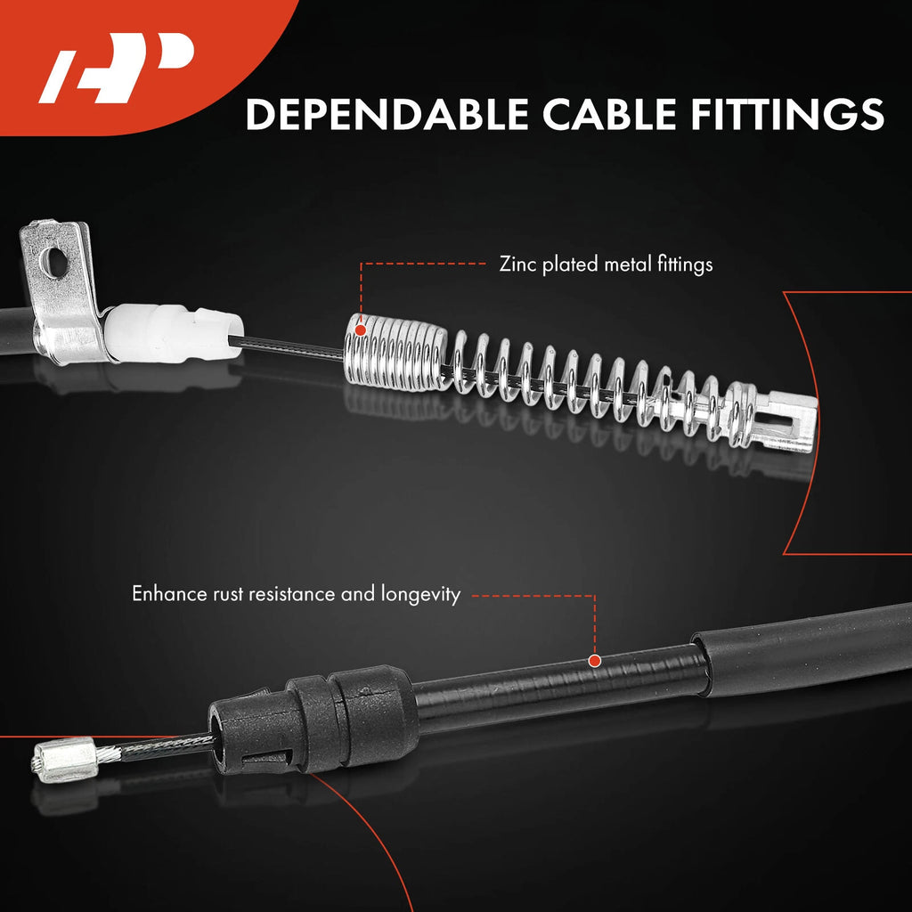 2Pcs Rear Parking Brake Cable for GMC Sierra 2500 HD (2007-2014)