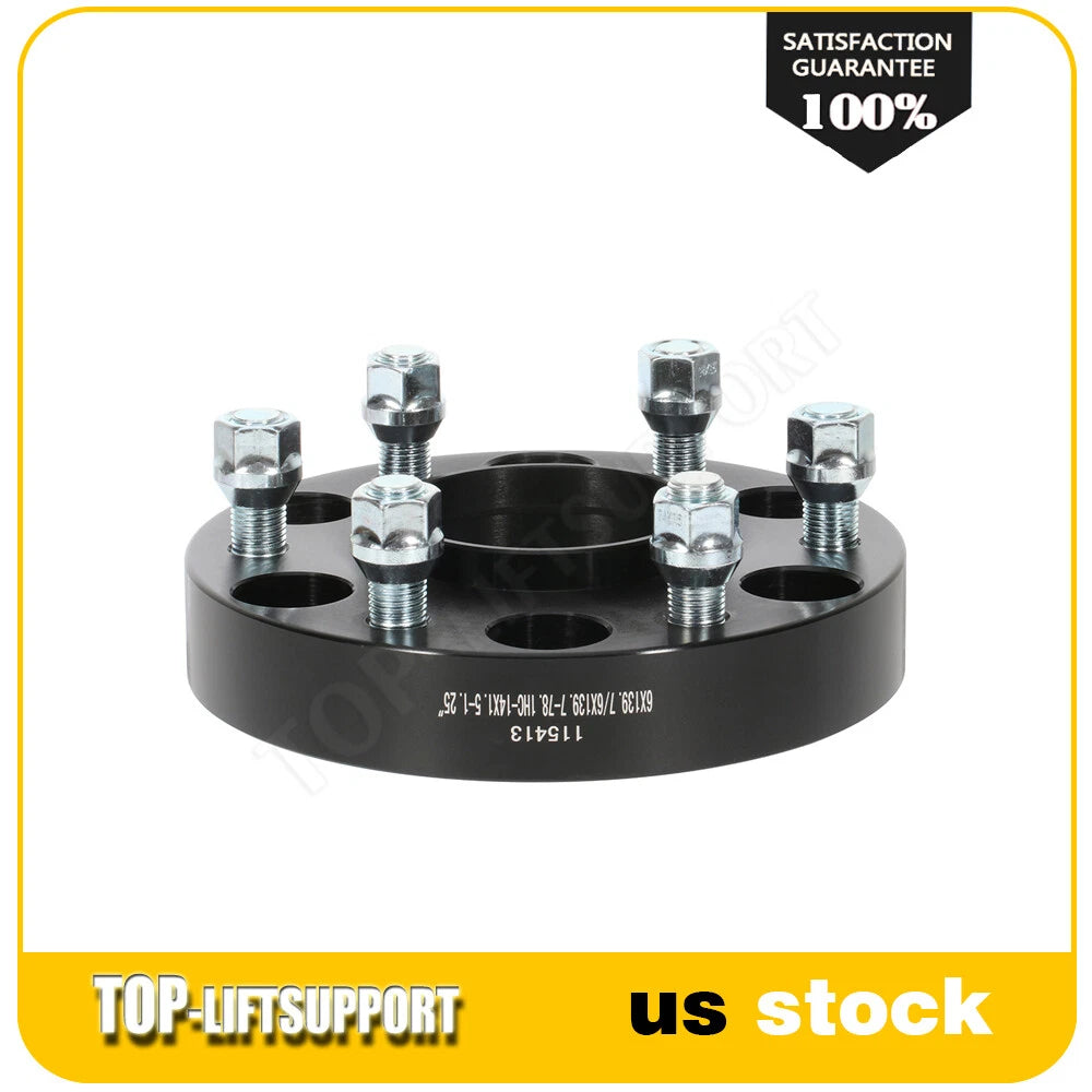 2X 1.25" Wheel Spacers for Chevy Silverado 1500, GMC Sierra