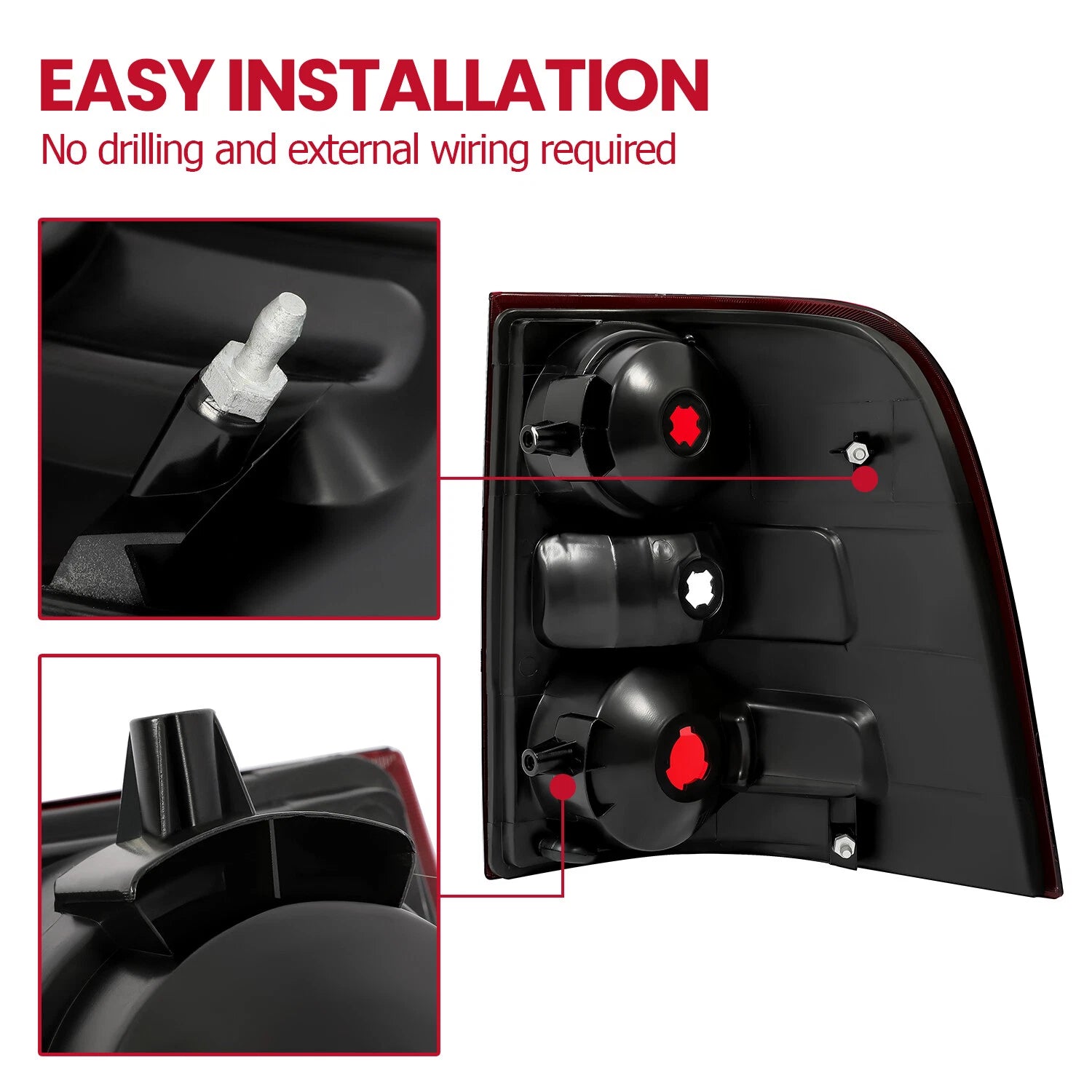 Tail Light Lamp Driver Side for Ford Explorer (2006-2010)