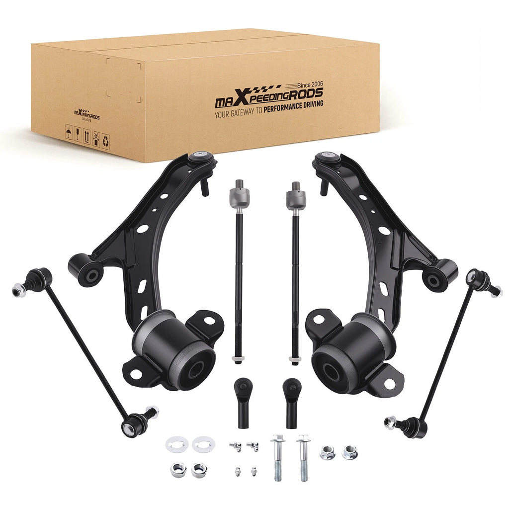 8x Front Lower Control Arms Kit for Ford Mustang (2005–2010)