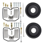 2X Carburetor Repair Kit Float Diaphragm for Kawasaki Vulcan 500 (1991–1995)