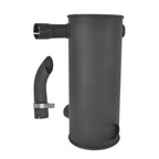 Muffler Silencer for John Deere Excavator 490 495D 595 (Fits: 4687593, 4155623)