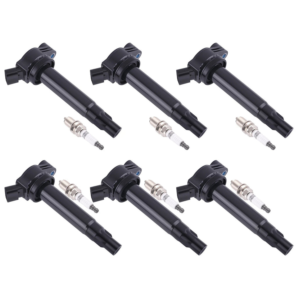 Ignition Coil Spark Plug Kit UF430 for Highlander Sienna Solara (2001–2007)