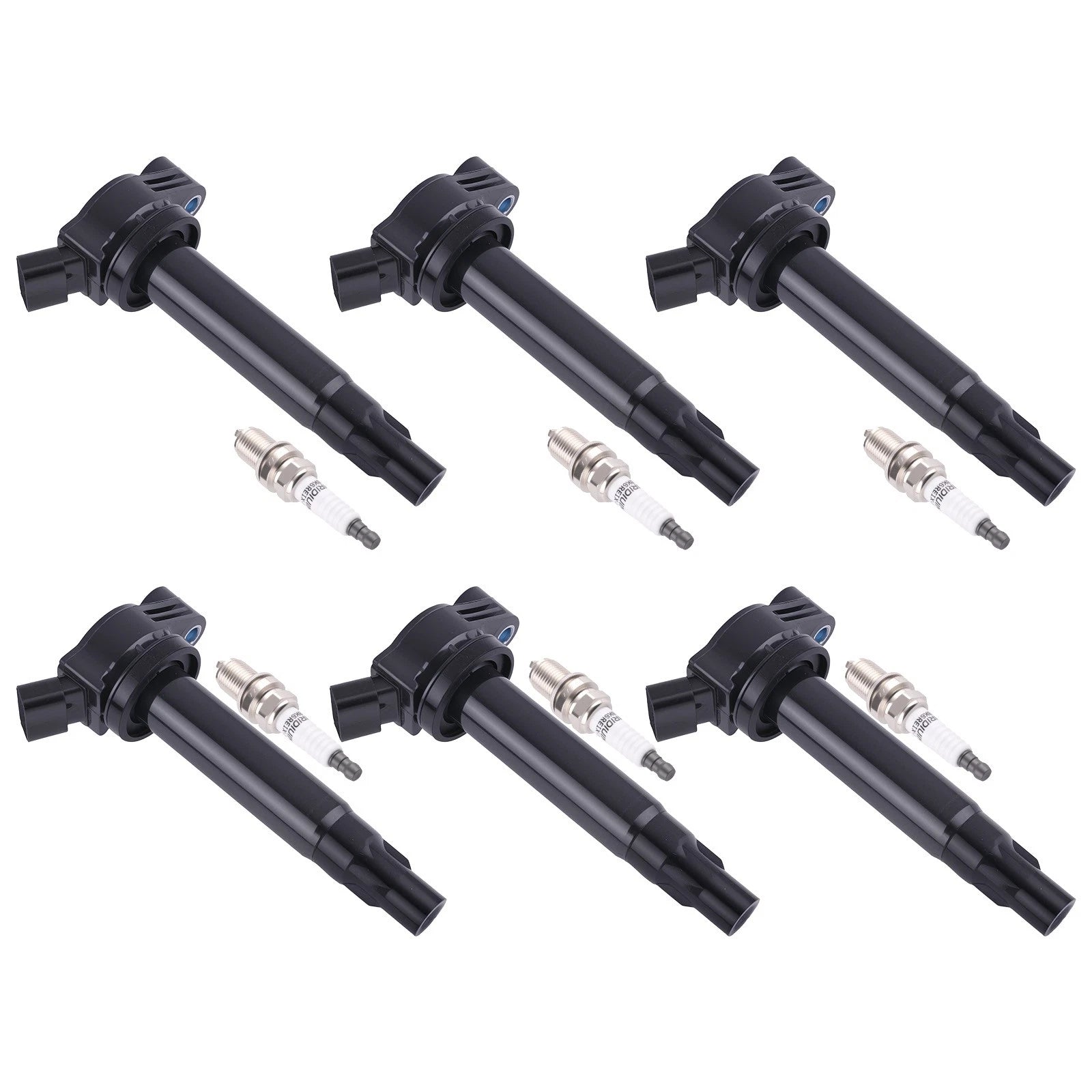 Ignition Coil Spark Plug Kit UF430 for Highlander Sienna Solara (2001–2007)