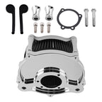 Air Cleaner Filter Intake Kit Chrome for Harley Touring Models (2000–2007)