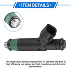Set of 8 Fuel Injectors No. 53032704AB for Dodge Ram 1500 (2004–2007) 4.7L