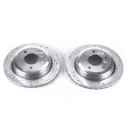 Set of 2 Powerstop Brake Discs for BMW 325i (2001–2005)