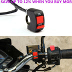 Handlebar Light On/Off Switch for SUV ATV (Normal & Hazard Lights)
