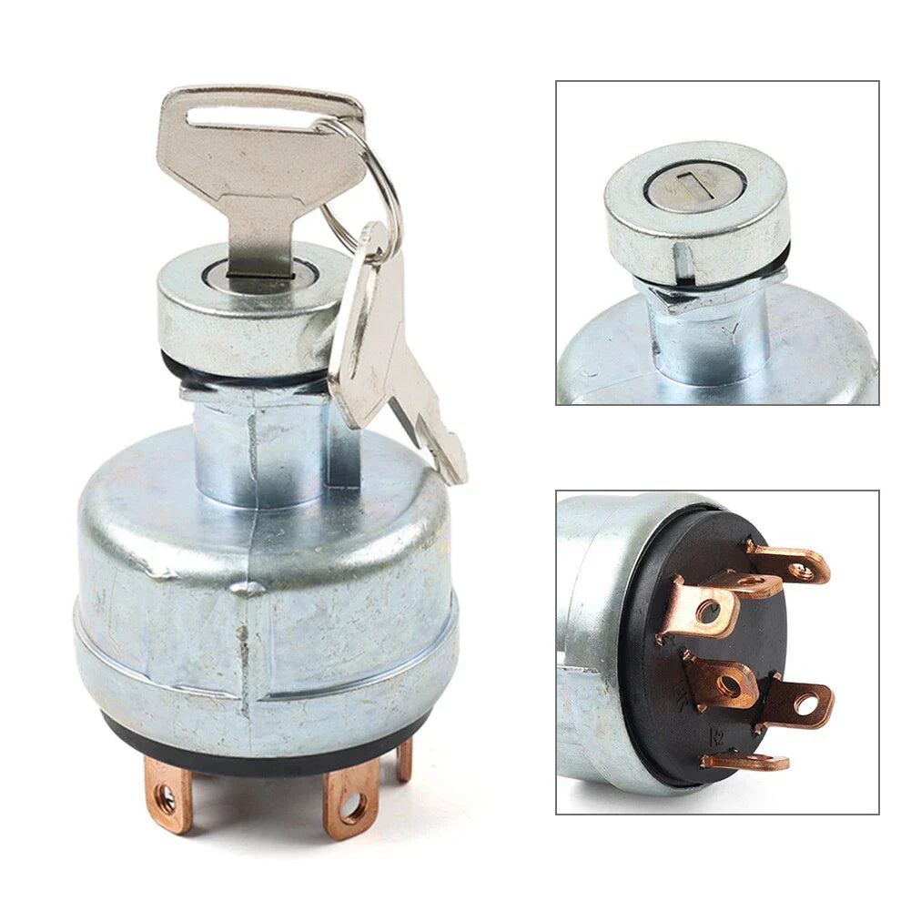 Ignition Starter Switch & 6 Terminal for Kobelco SK200-3 SK200-5 SK120-5