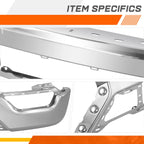 Right Side Headlight for Nissan Versa (2015–2019) Chrome Housing Amber Corner