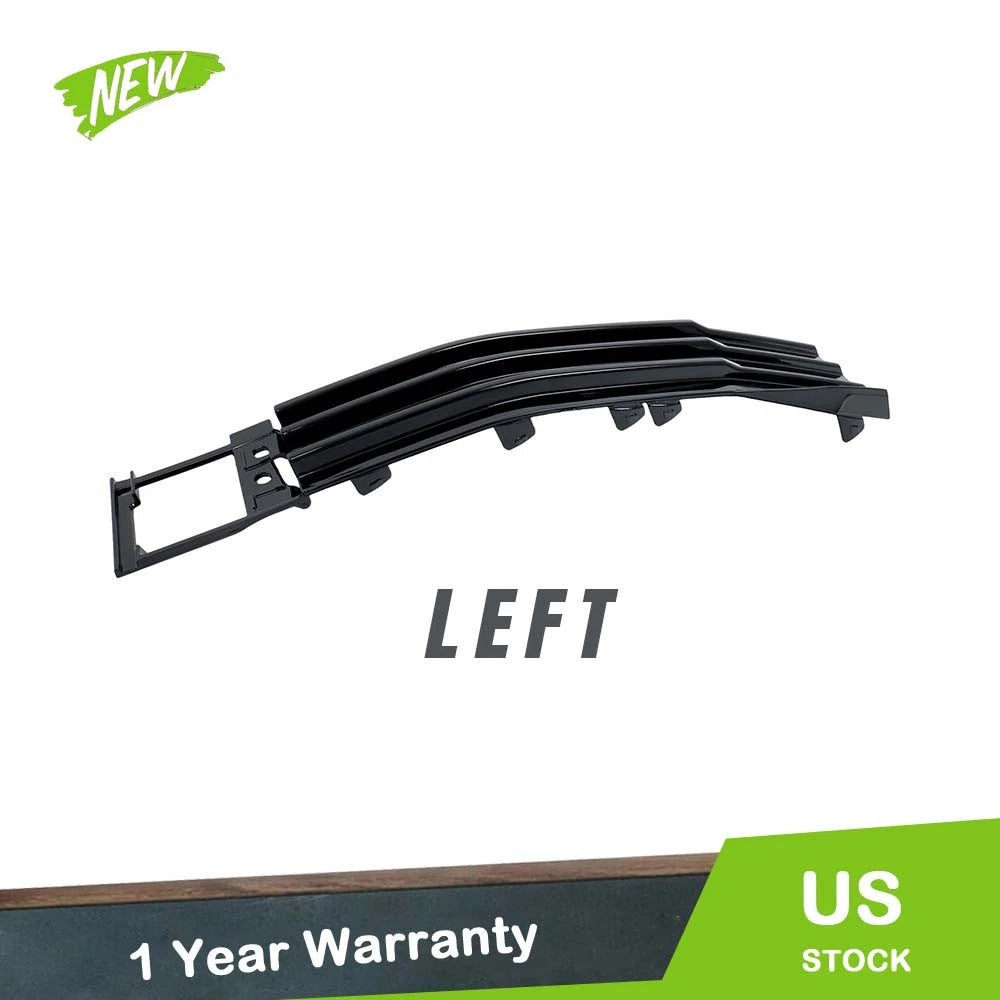 Front Driver Side Grille for Cadillac Escalade (2021–2023) Black