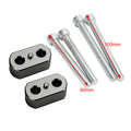 20mm Black Risers for Tiger 1200 & Explorer XR XRx XRt XCx XCa (2010–2020)