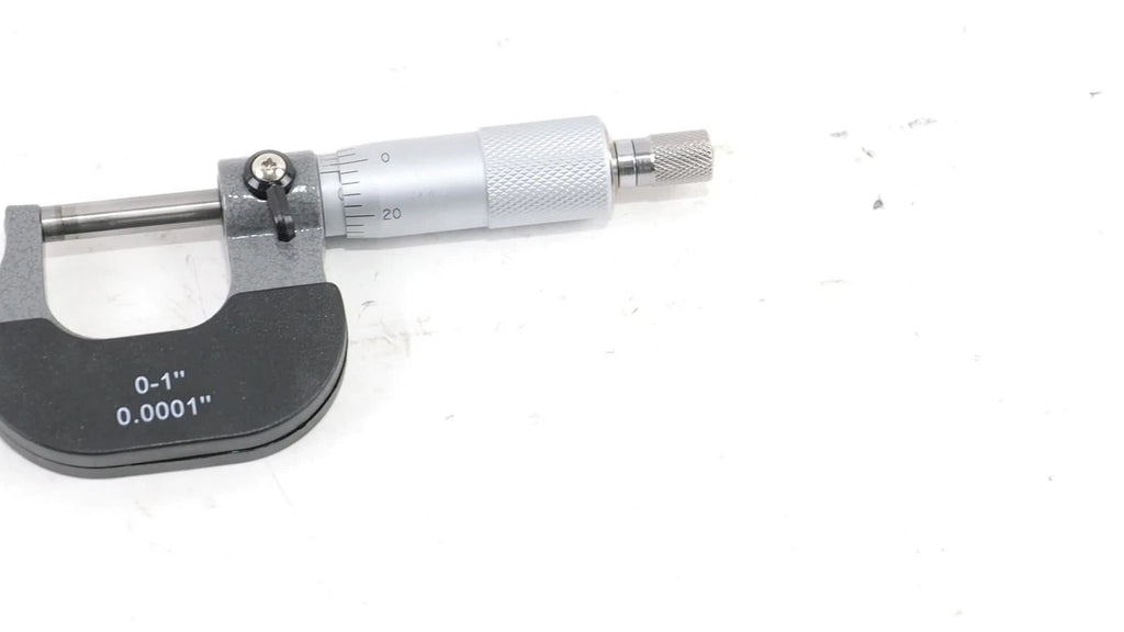 Outside Micrometer 0-1" for Machinists (Precision Carbide Tips)