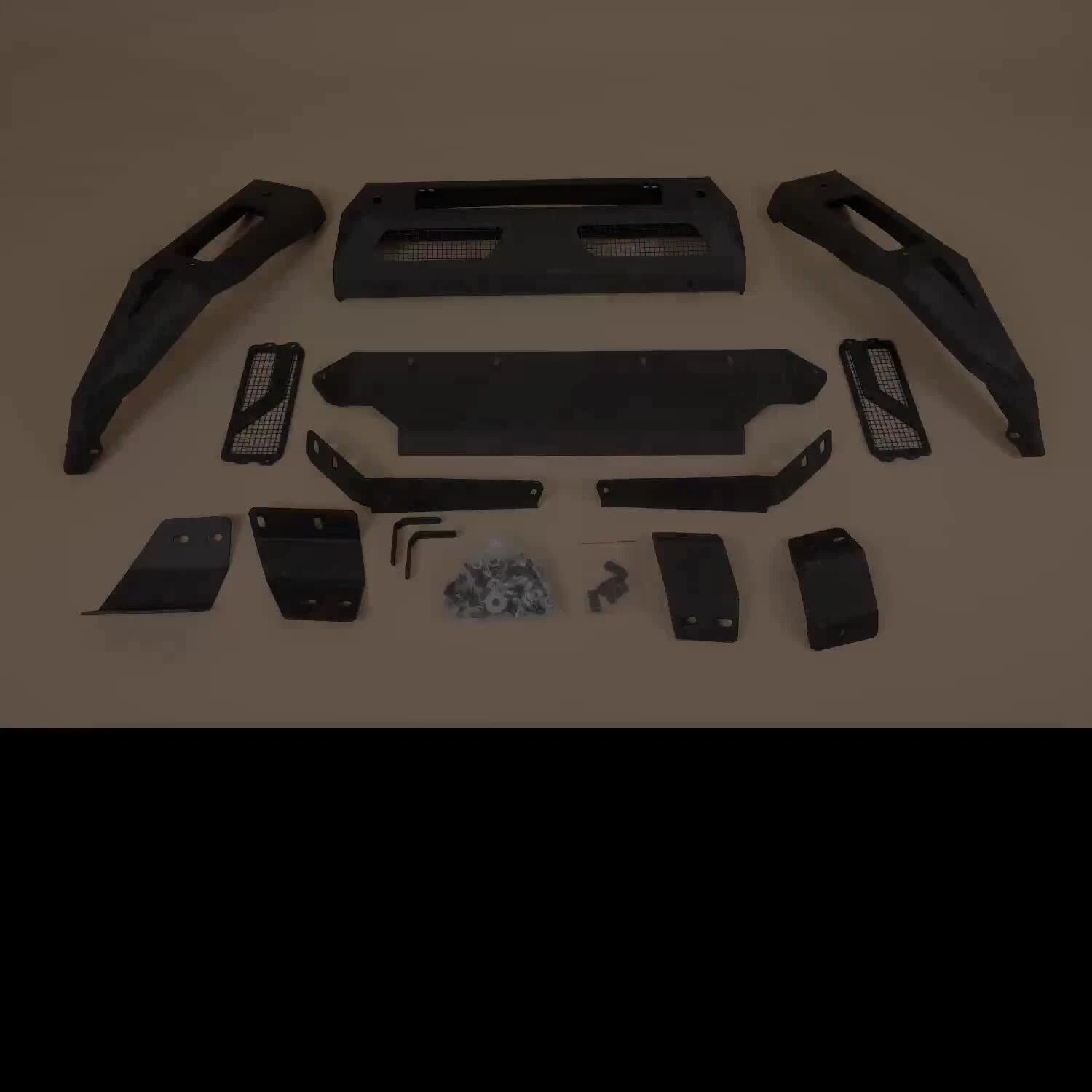 Powder Coated Steel Front Bumper for Ford Ranger (2019–2021)