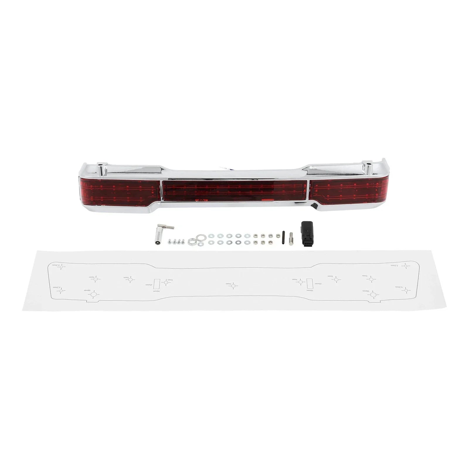 LED Red Tail Light for Harley Touring Electra Street Glide (1997-2008)