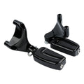 Black Passenger Footpegs for Harley Sportster 883 1200 (2004–2013)