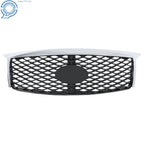 Black Chrome Front Bumper Upper Grille for Infiniti QX80 (2015-2017)
