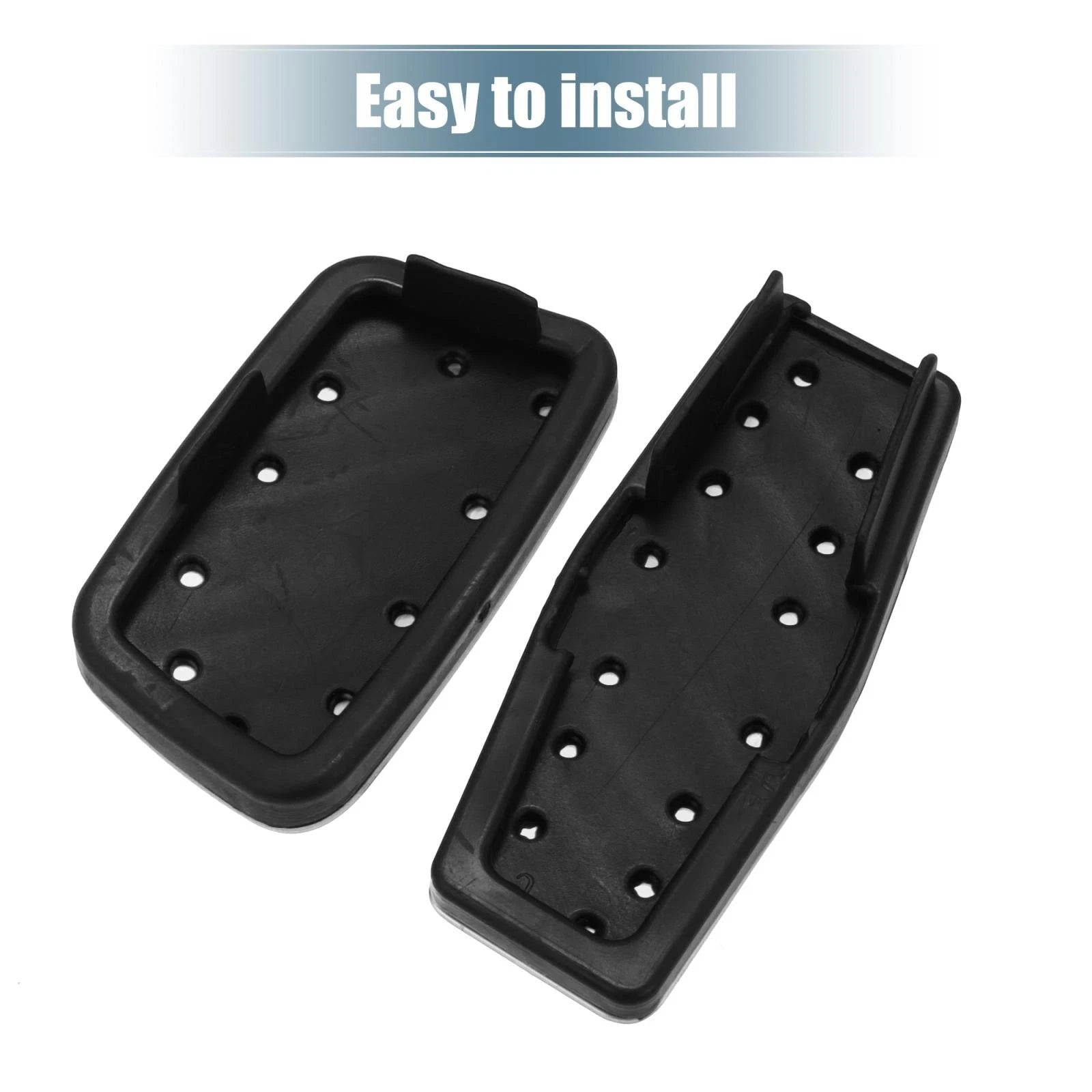 Gas Brake Foot Pedal Cover Kit for Chevrolet Impala (2015–2020) Silver Tone