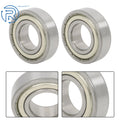 10Pcs 6004-ZZ Ball Bearings for Various Applications (20×42×12mm)