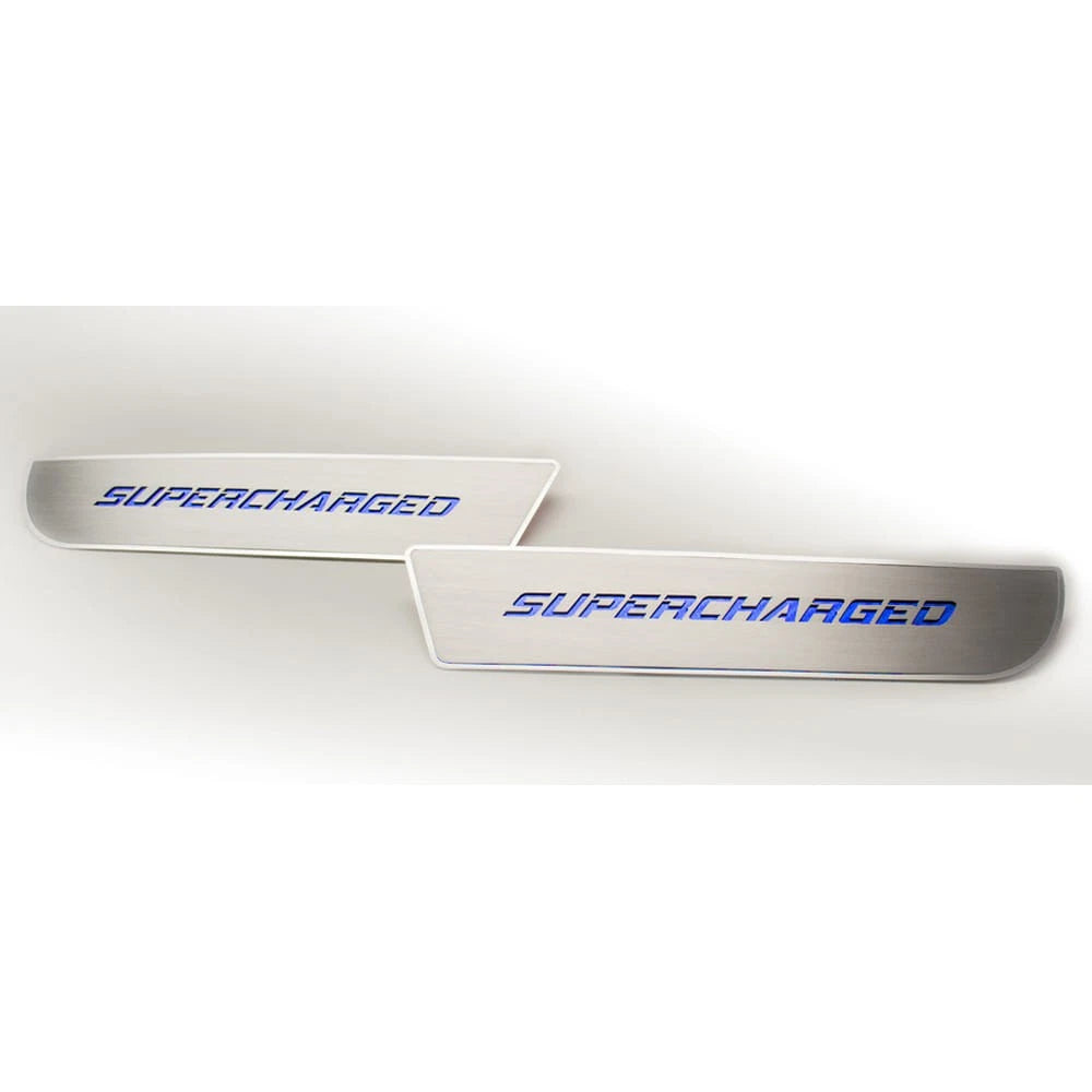 Front Door Badges Replacement Supercharged Inlay for Dodge Charger (2011–2015)