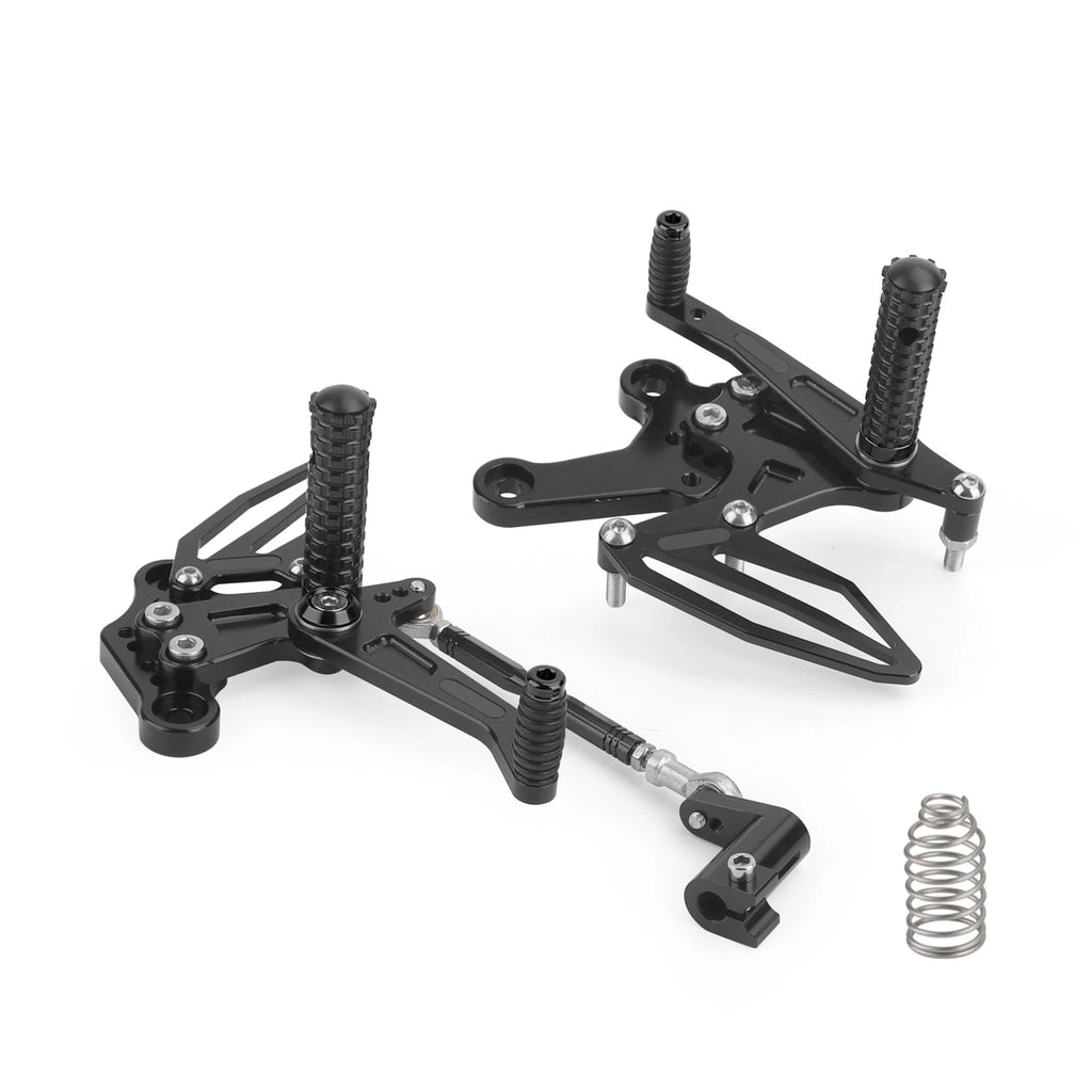 CNC Aluminum Rearsets Footpegs for Kawasaki Z400 / Ninja 400 (2018–2022)