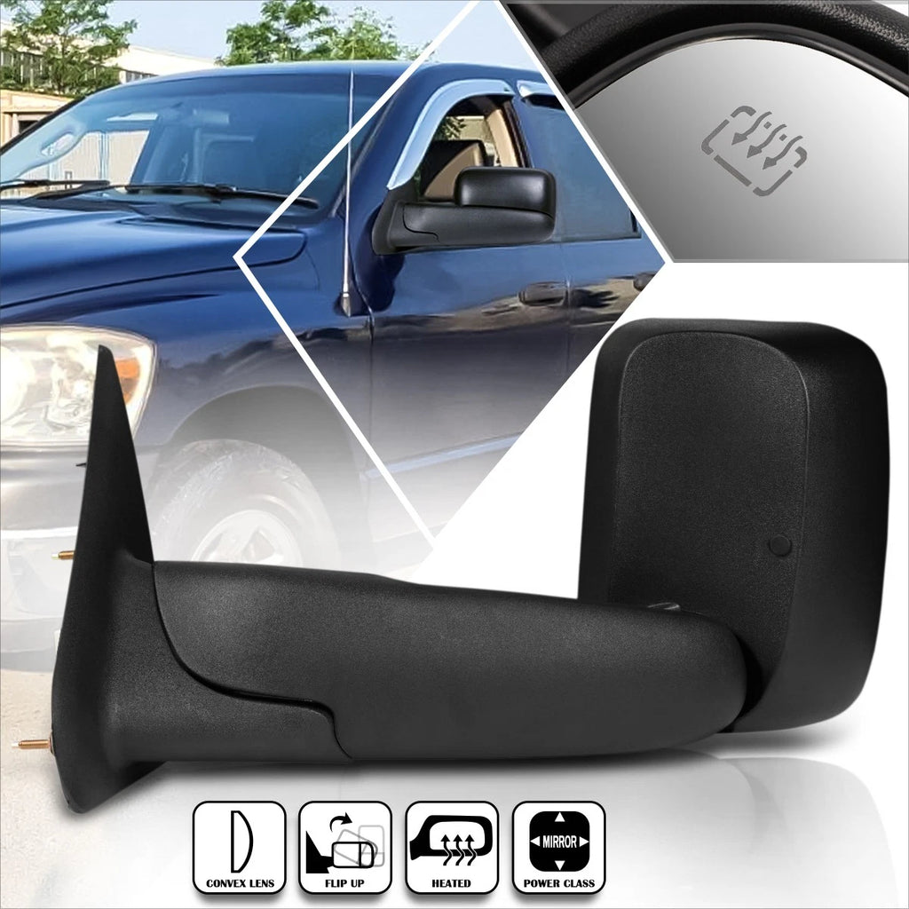 Powered Heated Side Towing Mirror for Dodge Ram 1500/2500/3500 (2002–2009)