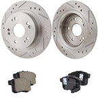 Rear Brake Disc Rotors and Pads Kit for Acura TSX Honda Accord (2008–2009)