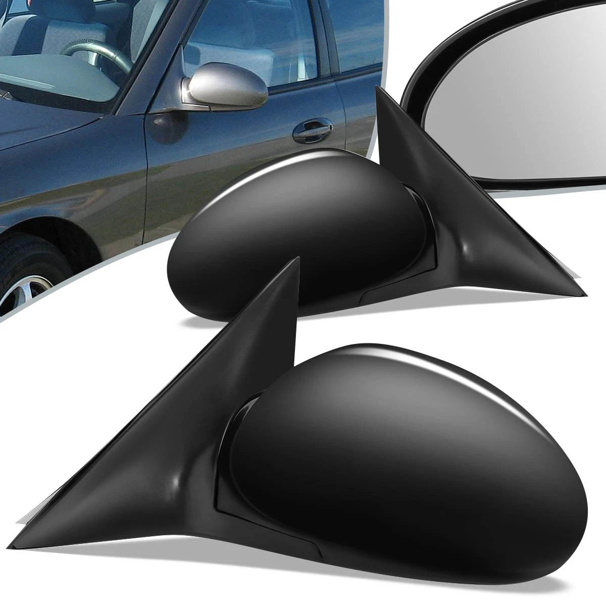 Pair Powered Heated Side View Door Mirrors for Hyundai Sonata (1999–2005)