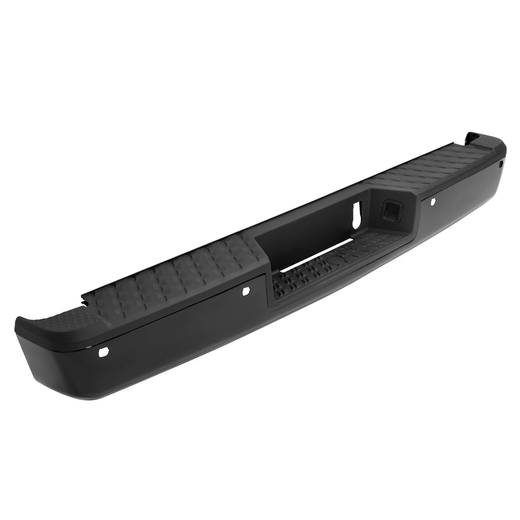 Rear Step Bumper Steel for Nissan Titan XD Crew Cab (2016–2020) W/Sensor Holes