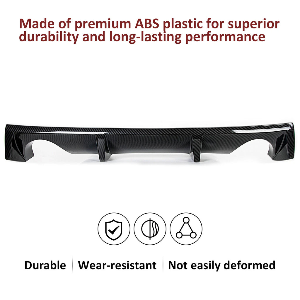 Rear Bumper Lip Diffuser Spoiler for Nissan 350Z Z33 (2003–2008) Carbon Fiber