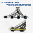 LS Hugger Exhaust Headers for LS1 LS2 LS3 LS6 4.8L 5.3L 5.7L (2000–2015)